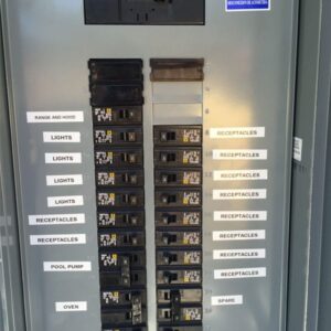 $129 Circuit-Breaker Panel Labeling and Home Electrical Inspection